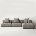 كنب زاويه فاخر من قماش الكتان تونتي