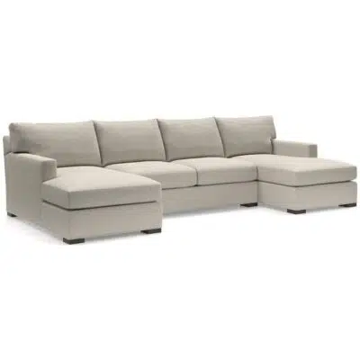 كنب حرف يو, يمتاز بأنه يمكن وضعه, في مساحات صغيرة الحجم،