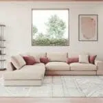 كنب زاوية شاندي, أنيق بتصميم عصري وفخم, لغرف المعيشة الحديثة