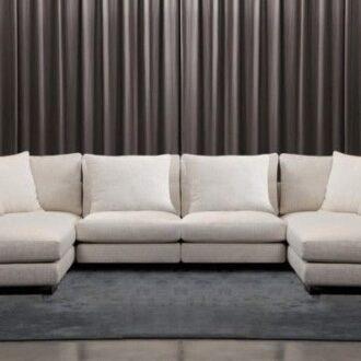 كنب حرف يو ياركيز, بتصميم عصري فاخر يمنحك, الراحة والاسترخاء