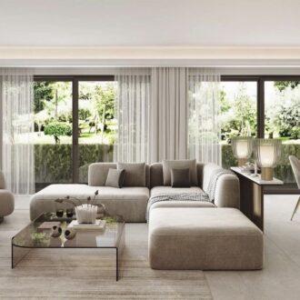 كنب زاوية شوان تصميم مودرن ,يوفر راحة عالية ولمسة أنيقة لغرفة المعيشة،