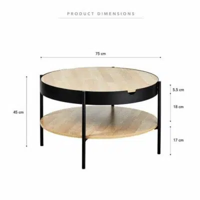 ⁦طاولة قهوة مورينا⁩ - الصورة ⁦2⁩