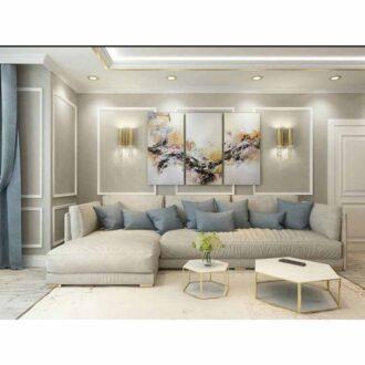 كنب زاوية سيستر, أنيق بتصميم عصري وفخم, لغرف المعيشة الحديثة