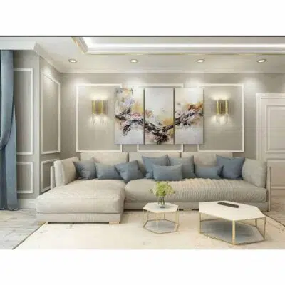 كنب زاوية سيستر, أنيق بتصميم عصري وفخم, لغرف المعيشة الحديثة