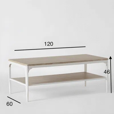 ⁦طاولة قهوة مستطيلة كارزي⁩ - الصورة ⁦2⁩
