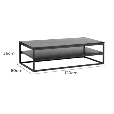 ⁦طاولة قهوة مستطيلة مونترو⁩ - الصورة ⁦2⁩