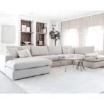 كنب زاوية امرال, بتصميم عصري, يجمع بين الأناقة والراحة