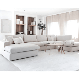 كنب زاوية امرال, بتصميم عصري, يجمع بين الأناقة والراحة