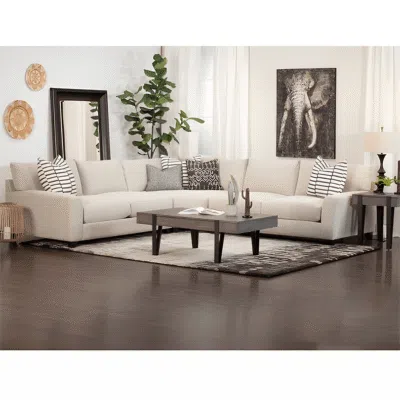 كنب زاوية بيج فاتح