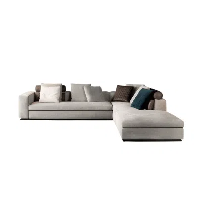 كنب زاوية فرندو يمنح منزلك طابعًا أنيقًا وفخمًا بخامة ناعمة وتصميم متقن.