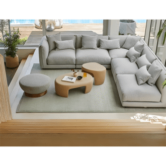 كنب زاوية سملش, مودرن فاخر تصميم أنيق, من مودرن هاوس