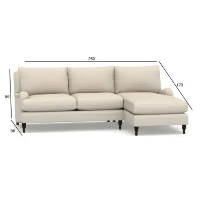 كنبة ركنية كارلايل, فخمة بلمسة راقية ومريحة, تناسب الديكور العصري