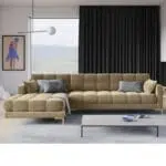 كنبة زاوية مميزة - بيج