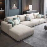 كنبة زاوية بتصميم فريد