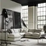 بات كنب حرف يو كتان بتصميم عصري وأنيق، يوفّر راحة استثنائية, ومساحة واسعة للاسترخاء.