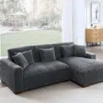 كنب تيلافدير رمادي العصري, بتصميم مودرن فاخر ولون أنيق, يضيف لمسة راقية لمنزلك