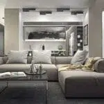 كنب زاوية بيرين بيج, أنيق بتصميم عصري وفخم, لغرف المعيشة الحديثة