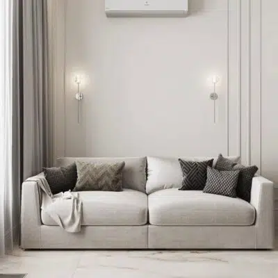 ذادو كنبه مقعدين بيج، تصميم عصري يوفر الراحة والفخامة، مصنوعة من خامات عالية الجودة