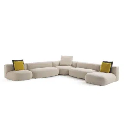 كارثر كنب عائلة, مودرن بيج بتصميم راقٍ ومريح، يضفي لمسة, فخامة على منزلك