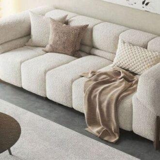 كنب رباعي مودرن سيلفا ,بتصميم أنيق وفاخر، يوفر أقصى درجات الراحة بفضل خاماته عالية الجودة،