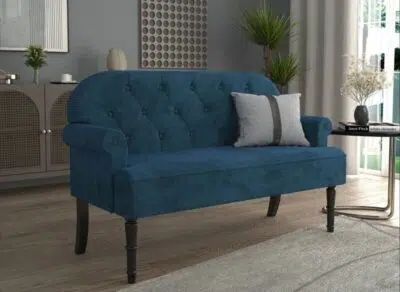 كنبة شايني بمقعدين, بتصميم عصري أنيق، مصنوعة من خامات فاخرة لراحة تدوم،