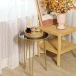 طاولة جانبية سموكي, من مودرن هاوس, تصميم عصري, يناسب الأذواق الراقية بالسعودية.