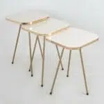 طقم طاولات جانبية، مودرن هاوس، متين وفاخر، يلائم الأذواق الراقية بالسعودية.