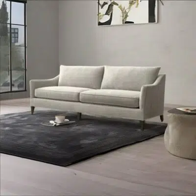 كنب ديلارو ثنائي, بتصميم راقٍ يجمع بين الفخامة والراحة، مصنوع من خامات عالية الجودة