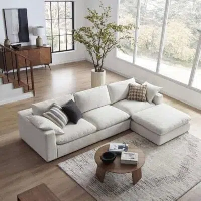 كنب زاوية ماريان, أنيق بتصميم عصري وفخم, لغرف المعيشة الحديثة