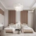 سرير مودرن, بمقاسات متعددة ,ليناسب جميع الاحتياجات.