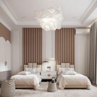 سرير مودرن, بمقاسات متعددة ,ليناسب جميع الاحتياجات.