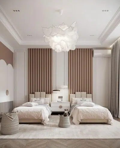 سرير مودرن, بمقاسات متعددة ,ليناسب جميع الاحتياجات.