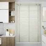 ستائر خشبية كلاسيكية - رمادي فاتح