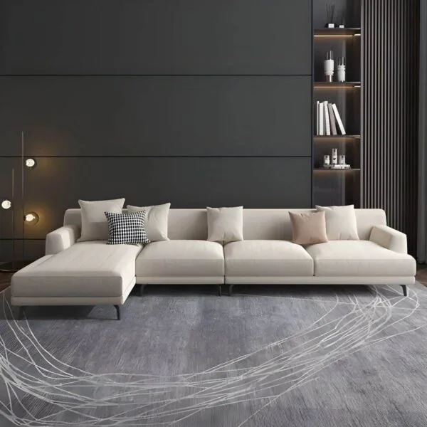 كنب زاوية ادرس, تصميم عصري, راحة استثنائية, خامات فاخرة.