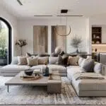 كنب زاوية فيرغار, بتصميم عصري فاخر, مساحة رحبة وراحة مطلقة