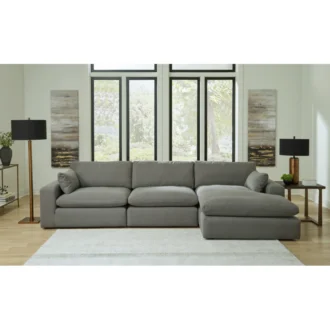 كنب زاوية بتصميم عصري, يجمع بين الأناقة والراحة، مصنوع من خامات عالية الجودة