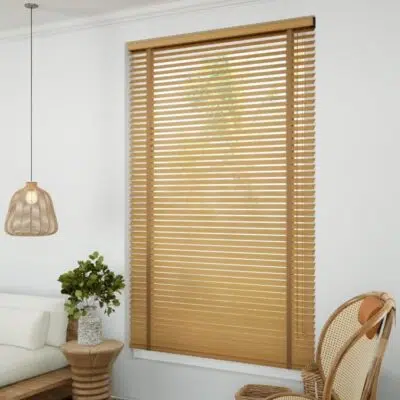 ⁦ستائر خشبية كلاسيكية - ذهبي⁩ - الصورة ⁦2⁩