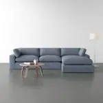 كنب زاوية أنيق, تصميم عصري, خامات فاخرة, راحة مثالية.