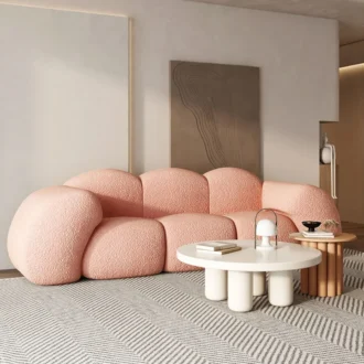 كنب صوفيا بالوان كليدة، تصميم عصري، خامة فاخرة، لون جذاب.