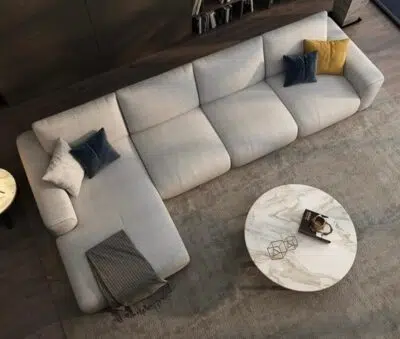 كنب زاويه حرف L, طراز حديث, خامات متينة, لمسة فخامة.