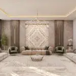 كنبة فاخرة, خامات المخمل والكتان, تصميم عصري, راحة فاخرة.