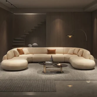 كنبة زاوية "أوريجينال" من خشب الزان من مودرن هاوس بالسعودية