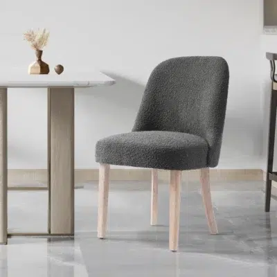 كرسي بوقليه بوليستر, فخم بتفاصيل راقية وناعمة, يناسب أثاث مودرن هاوس