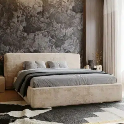 سرير مونزا , سرير عصري , سرير غرفة نوم حديثة