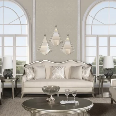 طقم كنب فيكتوريا + طاولة بتصميم ملكي فاخر, طقم ملكي