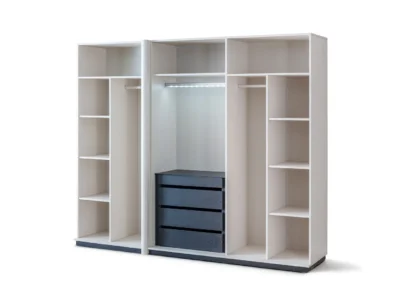 دولاب ملابس ميلانو 6 أبواب, دولاب مودرن بلمسة راقية وفخمة