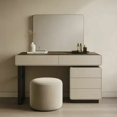 طاولة تسريحة مع مرآة