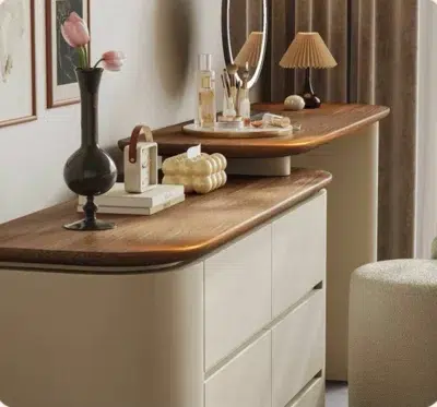 طاولة تزيين ثلاث قطع