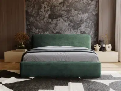 سرير مونزا , سرير عصري , سرير غرفة نوم حديثة