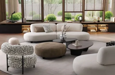 طقم كنب ڤيرين بيج شانيل, تصميم عملي وأنيق يضيف لمسة فاخرة